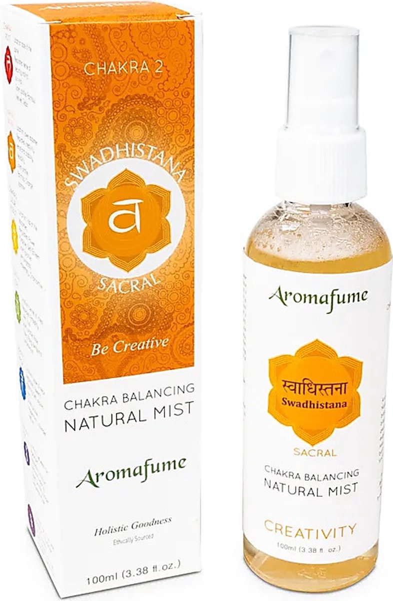 Aromafume Natuurlijke Luchtverfrisser Swadhishtana (Sacraal Chakra) - Spray