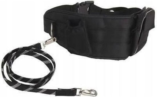 RelaxPets - Hardloop Heupband - Hardlopen - Hondenriem - Zwart