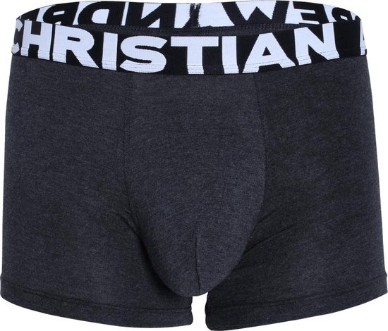 Andrew Christian ALMOST NAKED® Boxer Charcoal - MAAT XL - Heren Ondergoed - Boxershort voor Man - Mannen Boxershort