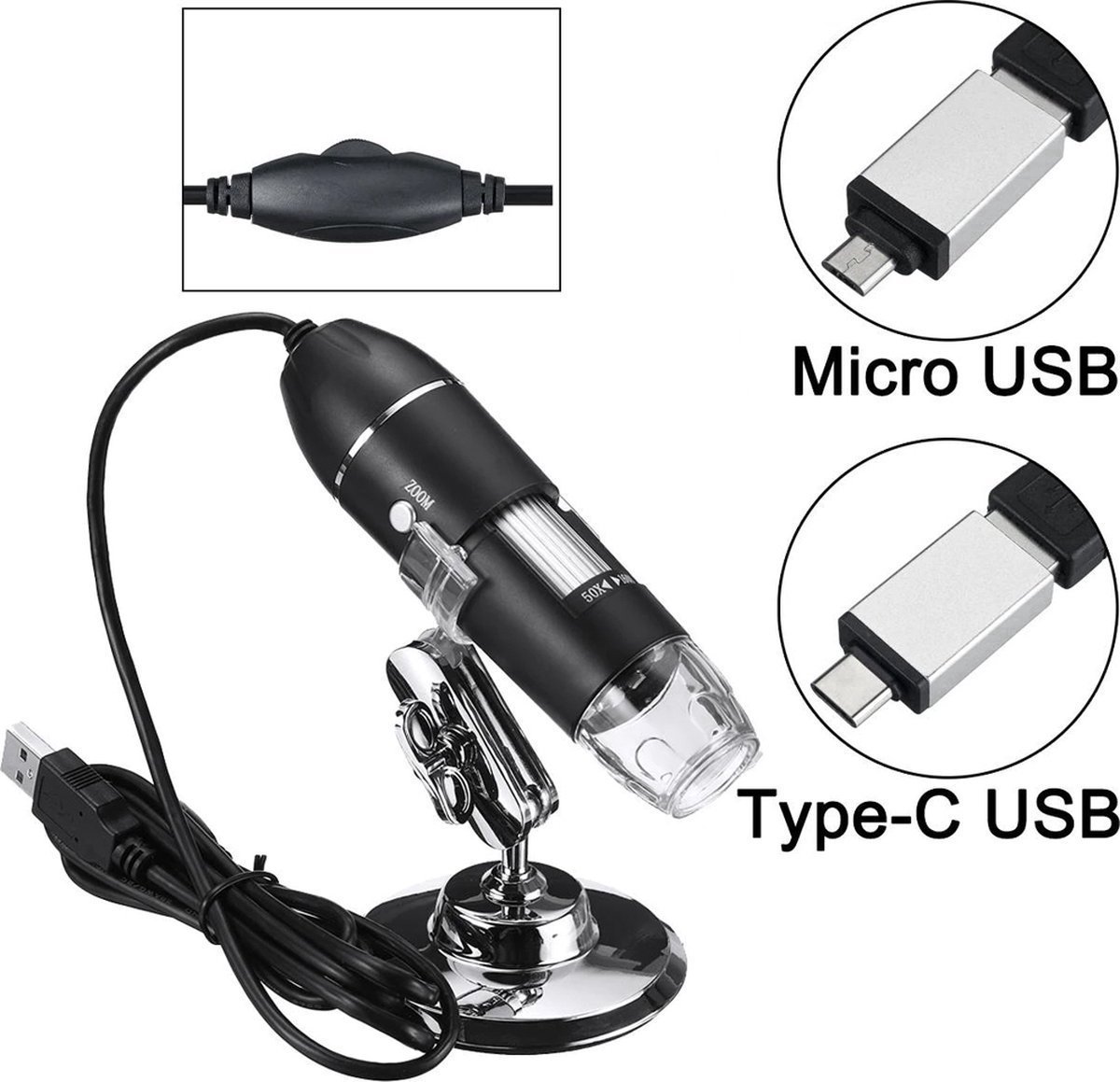 Microscope Sans Fil Bolture - Microscope Numérique Avec Grossissement 1600x  