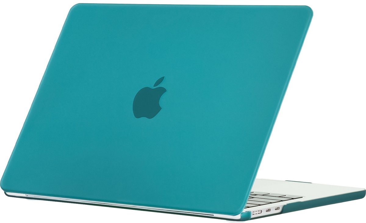 Mobigear Laptophoes geschikt voor Apple MacBook Air 15 Inch (2023-2024) Hoes Hardshell Laptopcover MacBook Case | Mobigear Matte - Groen - Model A2941