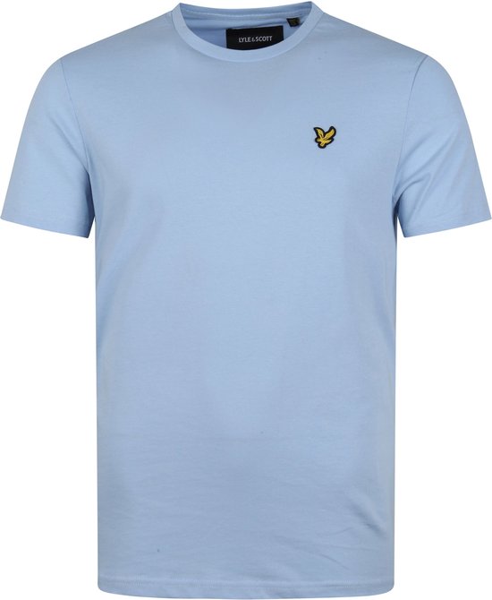 Lyle and Scott - T-shirt Lichtblauw - Heren - Maat XS - Modern-fit