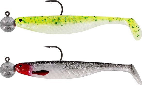 Westin Shadteez Slim 10cm R n R 7g - Haak 4/0 - Kleur : Dark Water Mix 2 van Westin — afbeelding 4