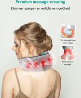 Shiatsu Massagekussen - Nekmassage Apparaat - Elektrische -Voor Nek - Voor Verlichting van Spierpijn / Diepe Weefsel Kneten en Ontspanning