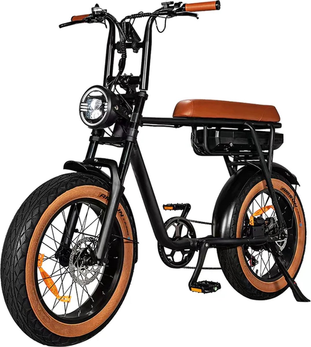 Retrowheel | E-Fatbike- 250W motor- 25km/h- Elektrische fiets- elektrische Fatbike- E Bike- Geen helmplicht