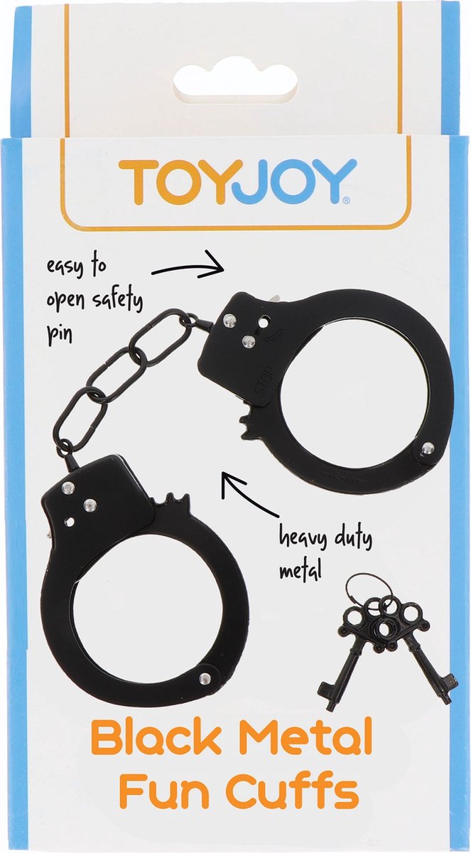 Goedkoopste TOYJOY - Metal Handcuffs - Bondage / SM Cuffs Zwart