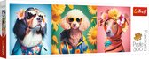 Trefl - Puzzles - "500 Panorama" - Doggie Fashion Week