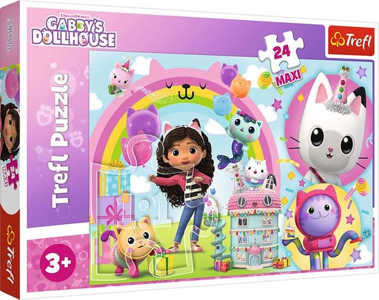 Trefl Gabby's Dollhouse - vrolijk speelgoed voor peuters 24M+.