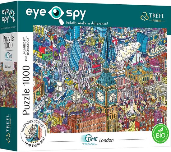 Foto: Trefl trefl puzzles 1000 uft eye spy time travel london united kingdom fsc mix 70 