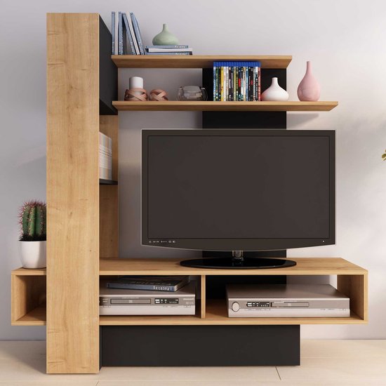 Trasman- TV Meubel Tv-meubel Zerko - 140cm - Bruin