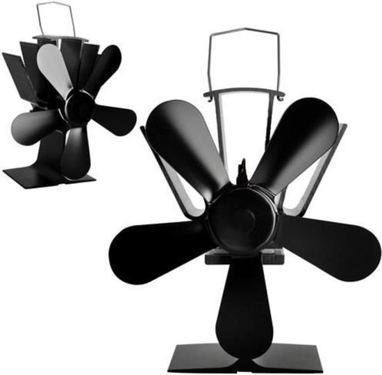 Tomersun haardenventilator magnetisch, kachelventilator zonder stroom