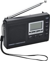 Radio Op Batterijen - Draagbare Radio - Noordadio - Zwart