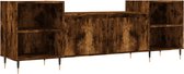 vidaXL-Tv-meubel-160x35x55-cm-bewerkt-hout-gerookt-eikenkleurig
