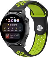 By Qubix Sport Edition - Zwart + groen - Xiaomi Mi Watch - Xiaomi Watch S1 - S1 Pro - S1 Active - Watch S2