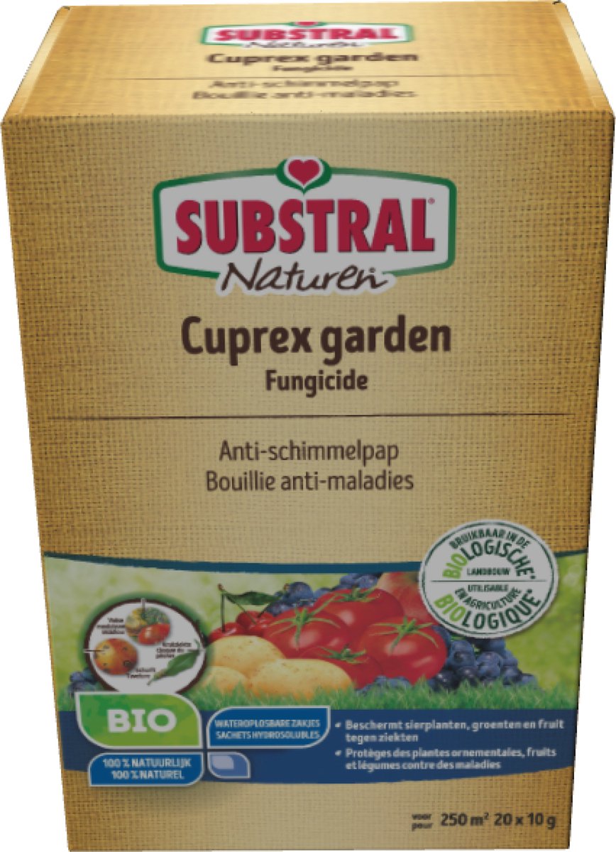 Substral Naturen Cuprex Garden tegen ziekten op sierplanten, groenten en fruit. - 250m² - Substral Naturen