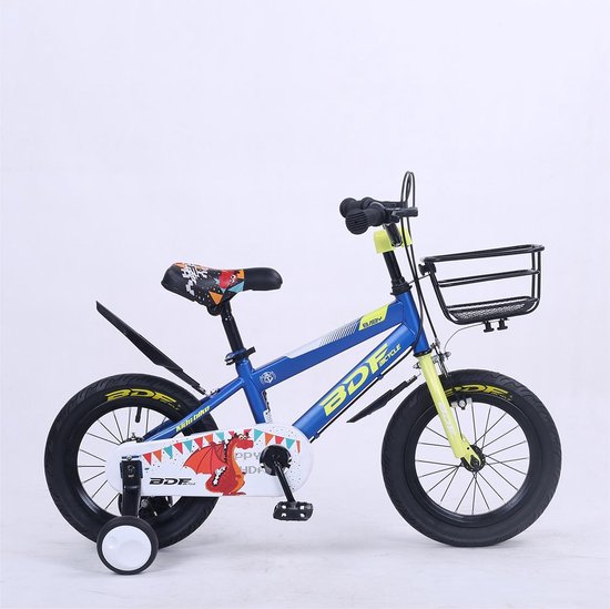 12/14/16/18 inch kinderfiets voor buiten, voor 2-8 jaar oude jongens en meisjes verstelbare mountainbike voor kinderen (kleur: rood, maat: 12 inch