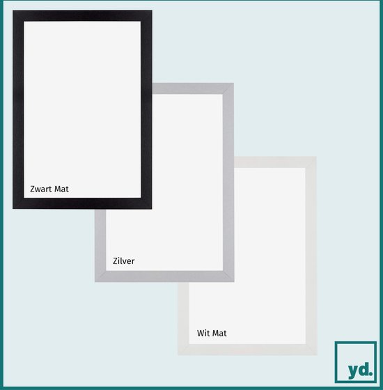 Cadre d'affiche Your Decoration - 61x91,5cm - Wit - Plastique