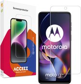 Accezz Screenprotector Geschikt voor Motorola Moto G54 - Accezz Gehard Glas Screenprotector