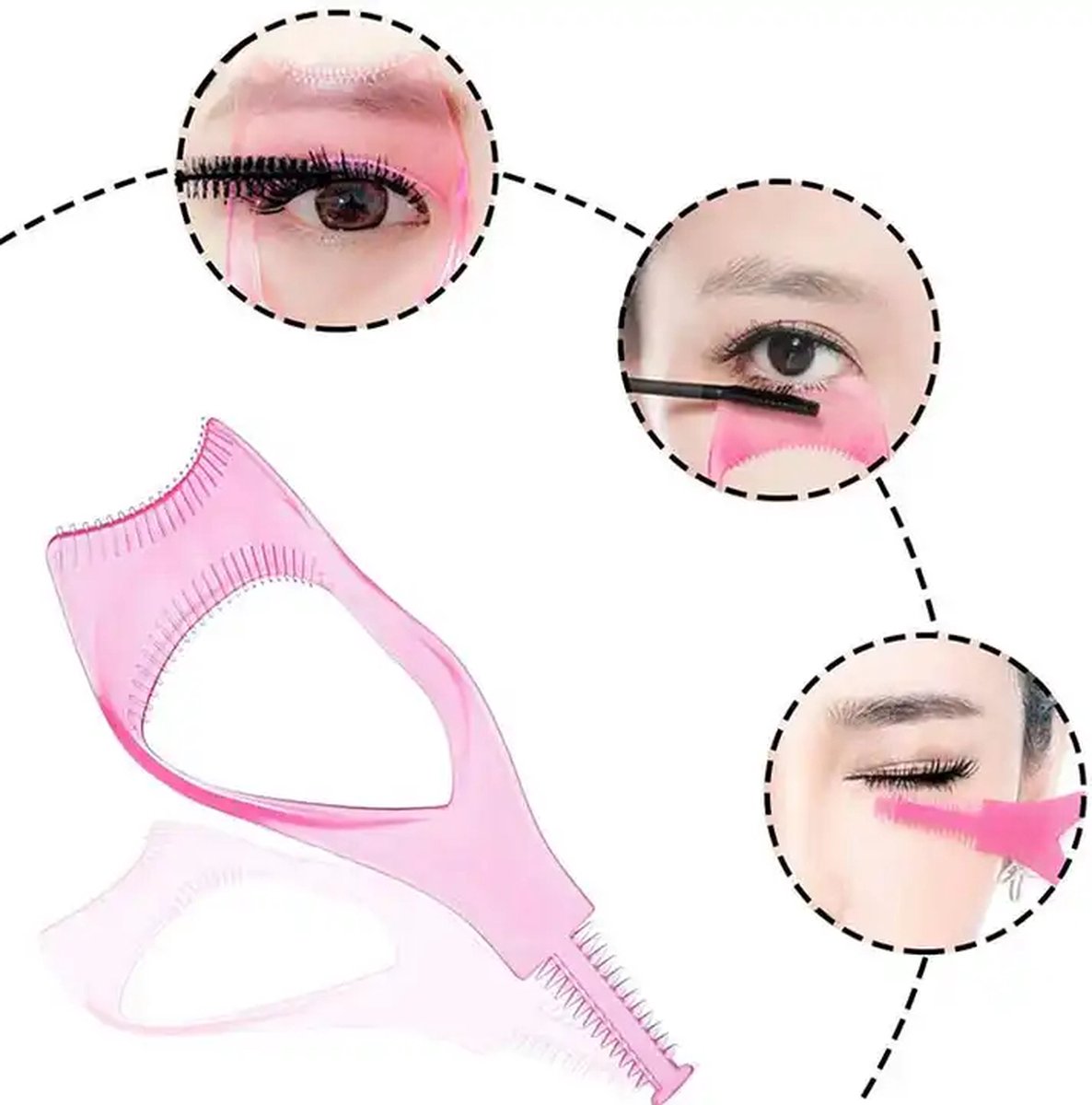 Xenovia 3 in 1 Mascara hulpmiddel mascara shield mascara applicator mascara tool -Gemakkelijk in Gebruik mascara guard mascara shield applicator