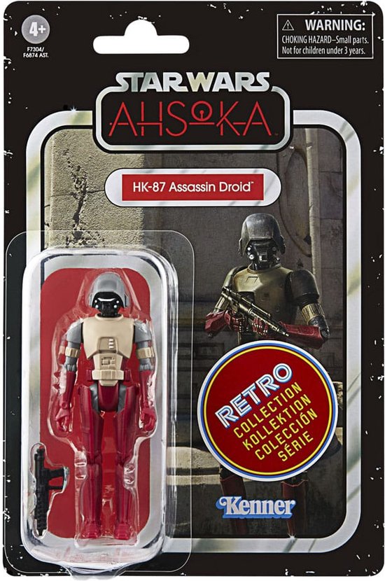 Hasbro Star Wars Retro Collection - Action Figure HK-87 Droide Assassino 9,5 Cm Da Ahsoka - Collezionabile Con Confezione Vintage Kenner