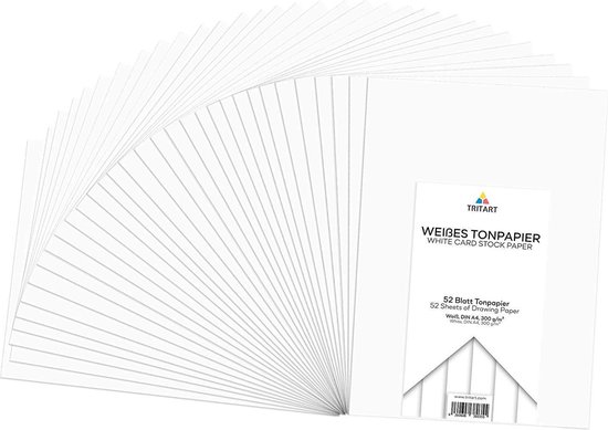 Tritart transparant bedrukbaar wit papier DIN A4 300 vellen 100 g / m²