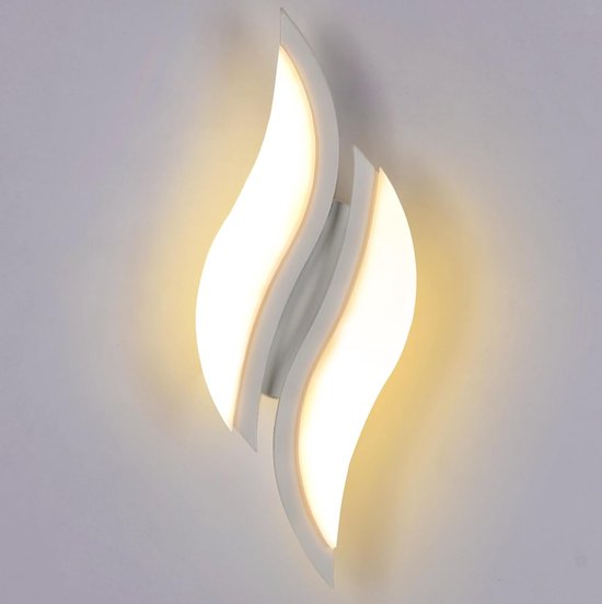 GOECO LED-Wandlampe Innen, Runde Acryl-Wandlampe Moderne für Flur, Schlafzimmer, Wohnzimmer 12W GOECO LED-Wandlampe Innen, Runde Acryl-Wandlampe Moderne für Flur, Schlafzimmer, Wohnzimmer 12W
