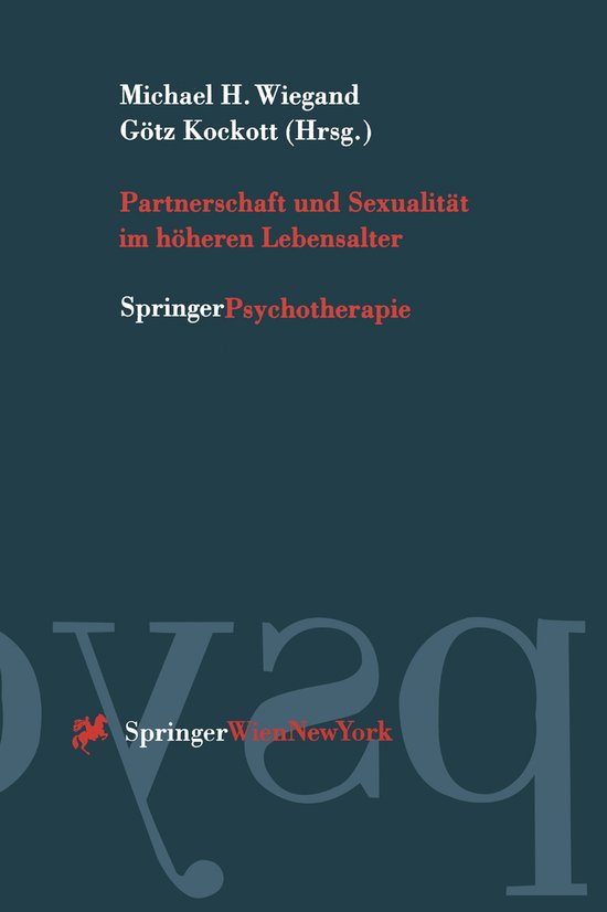 Partnerschaft und Sexualitaet im hoeheren Lebensalter - cover
