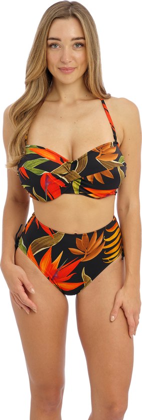 Fantasy PICHOLA HIGH WAIST BIKINI BRIEF Bas de Bikini Femme - Noir - Taille M