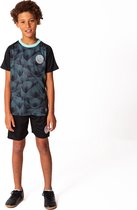 Champions League tenue - zwart - Maat 140 - Voetbaltenue Kinderen - Zwart