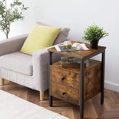 nachtkastje - table de canapé, table de chevet pour salon, chambre à coucher,40 x 40 x 61 cm