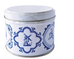 Daelmans Stroopwafels - Stroopwafels in Delfts Blauw Blik - Voordeelverpakking: 9 Blikken (330g per Blik) - Authentieke Nederlandse Stroopwafels