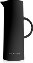LARS NYSØM 'Sindsro' Thermische Koffiekaraf - Premium Thermos Koffie- en Theekaraf - 12 Uur Heet & 24 Uur Koud - Onyx Black