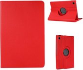 Geschikt Voor Samsung Galaxy Tab A9 hoes - Tablet A9 hoes - 8.7 inch - Hoesje - Case Cover - Bookcase - 360 Draaibaar - Roterend - Draaihoes - Met Standaard - Beschermhoes Tab A9 - Rood