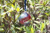 Glazen Bal Multicolor - Tuinobject - Kerstballen - Kerst versiering - Kerst decoratie - Kerst Ornament