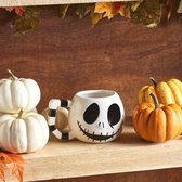 Halloween Creepy Keramische Mok - 10 cm - Wit / Zwart Drinkglazen - Perfect Voor Thuis, Office, Restaurants en Feestjes