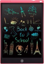 Grafisch tablet met lcd-schrijfbord, 30,5 cm, digitaal, draagbaar, ewriter, uitwisbaar, tekenpad voor kinderen, volwassenen, thuis, school, kantoor - Roze