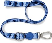 Morso - Hondenriem - Verstelbaar - Gerecycled - Splash Blauw - 75-230X1,5 cm