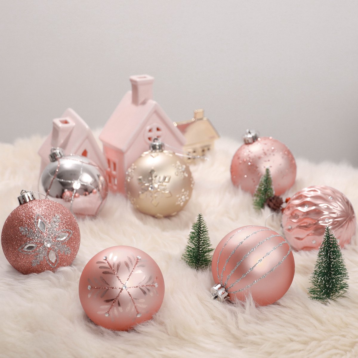 PRACHTIGE KERST® - Kerstballen - 16 Delige Set - Kerstversiering - Kerstboomdecoratie - Kerstornamenten – foto 4