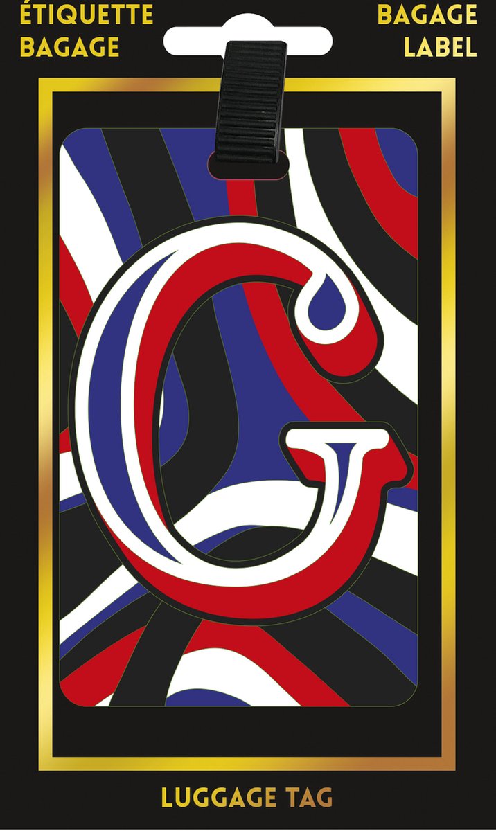 Bagagelabel Multicolour G