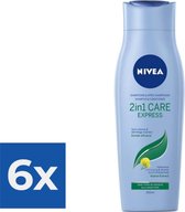 Nivea Shampoo 2 in 1 Care Express - 250 ml - Voordeelverpakking 6 stuks