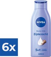 NIVEA Zijdezachte Bodymilk - 400 ml - Voordeelverpakking 6 stuks