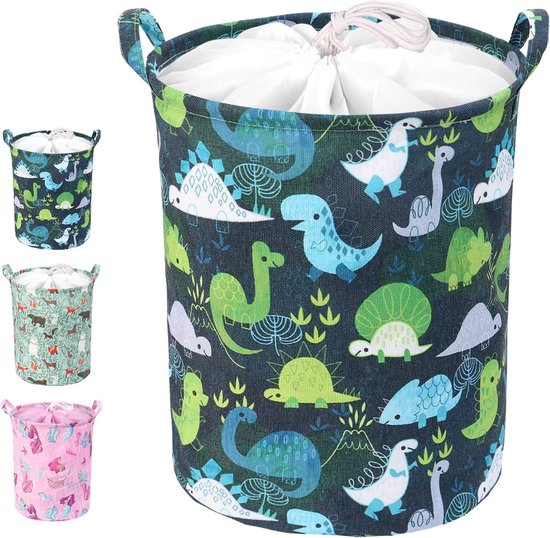 Opbergdoos met deksel- Wasmand met trekkoord