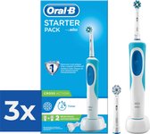 Oral-B - Vitality Starterpack - incl. 2nd Refill - Voordeelverpakking 3 stuks