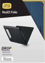 OtterBox React Folio Hoes Geschikt voor Apple iPad 10.2 (2020/2021) - Book Case met Standaard - Blauw