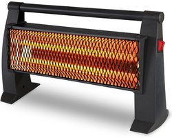 Merkador Elektrische Infrarood Kachel - Quartz-verwarmingstechnologie - 1200 Watt - 2 Warmtestanden…