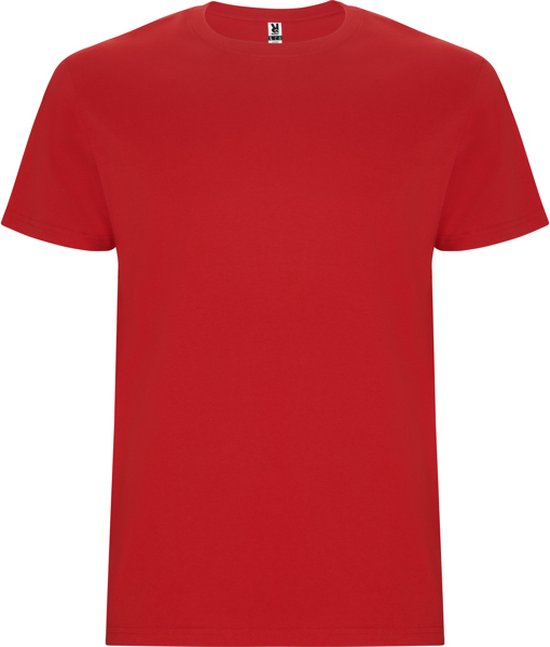 T-shirt unisex met korte mouwen 'Stafford' Rood - 4XL