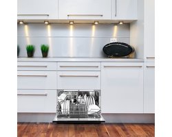 Klarstein Vaatwasser Amazonia 6 - Mini - Vrijstaand - Afwasmachine - 6 Programma's - 55 x 43,5 x 49,5 cm - Zwart - Tafelvaatwasser - 6 Maatgedekken 49 dB 50 cm 1380W - AquaStop Inbouw - glas - Dishwasher - Vaatwasmachine