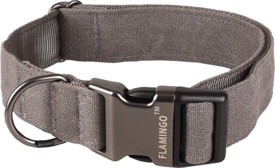 Escape proof halsband grijs / groen. Comfortabel én anti ontsnap halsband