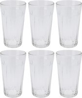 Excellent Houseware Waterglazen/Cocktailglazen - 6x - 350 ml - vaatwasserbestendig