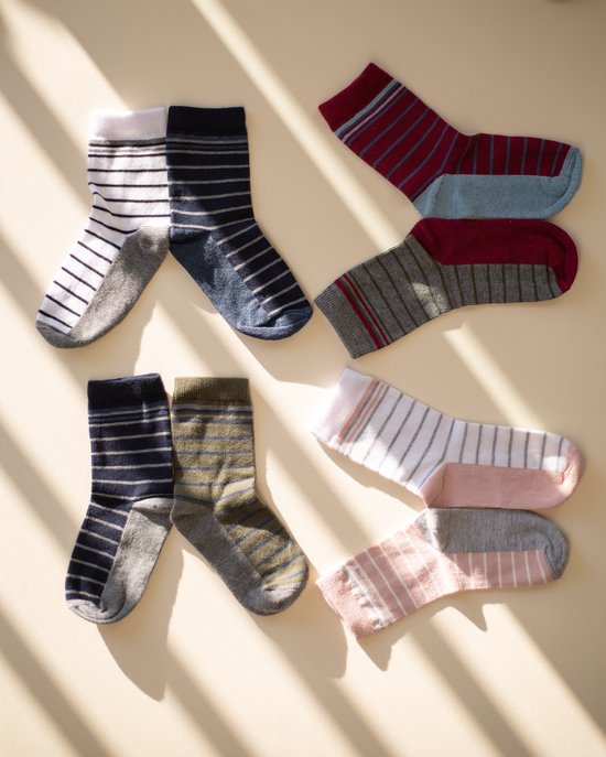 iN ControL multipack STRIPE chaussettes - marine/kaki